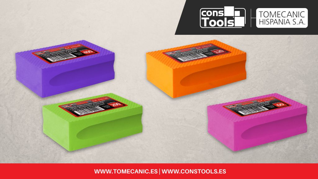 Constools — Tomecanic Hispania S.A. — Diamond hand pads for polishing ceramic, porcelain, and natural stone with precision and comfort.