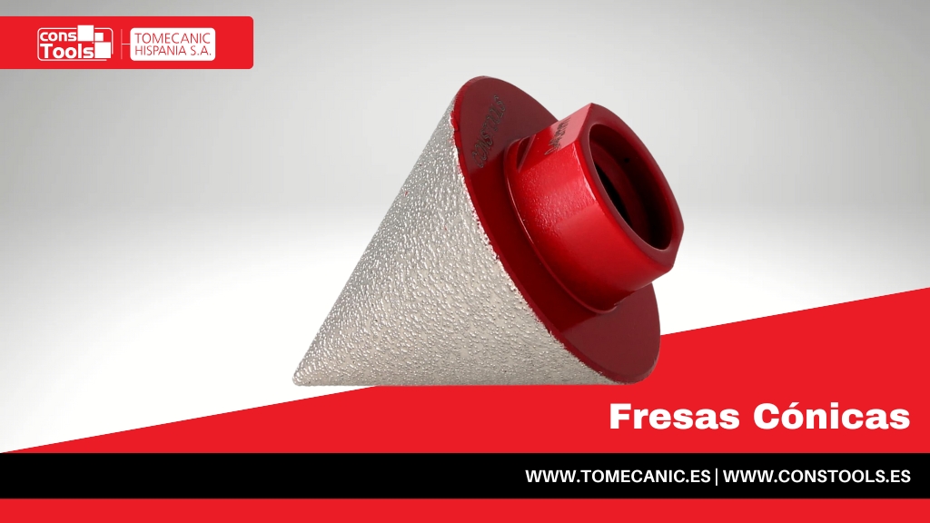 Constools — Tomecanic Hispania S.A. — Diamond drill bit for ceramic and porcelain tile: precision trimming and hole shaping with professional finish and maximum durability.