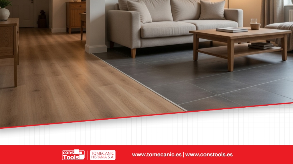 Constools — Tomecanic Hispania S.A. — Ceramic transition profile for joining different floor levels