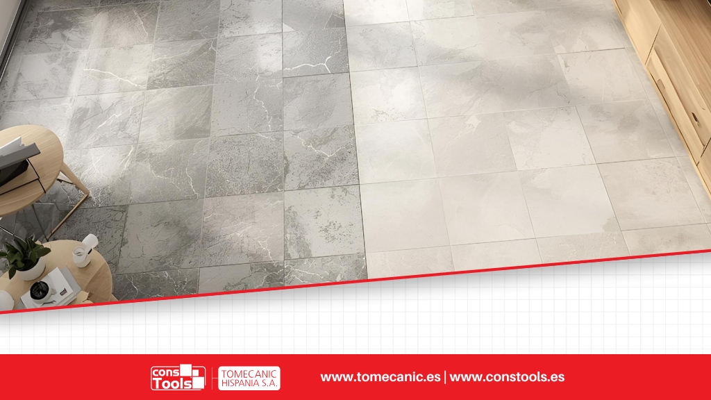 Constools — Tomecanic Hispania S.A. — Transition profiles for ceramic floors and walls in stainless steel and anodized aluminum