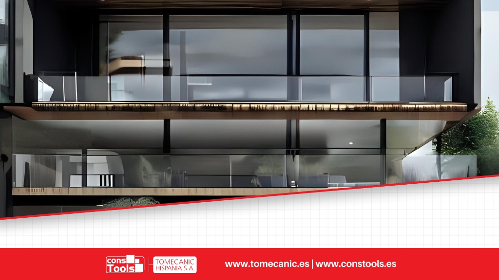 Constools — Tomecanic Hispania S.A. — Eco Water Diverter profile for ceramic edges, prevents leaks and ensures dry facades.